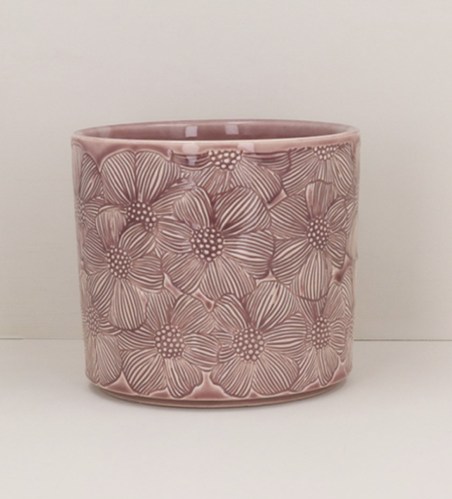 Purple Flower Planter