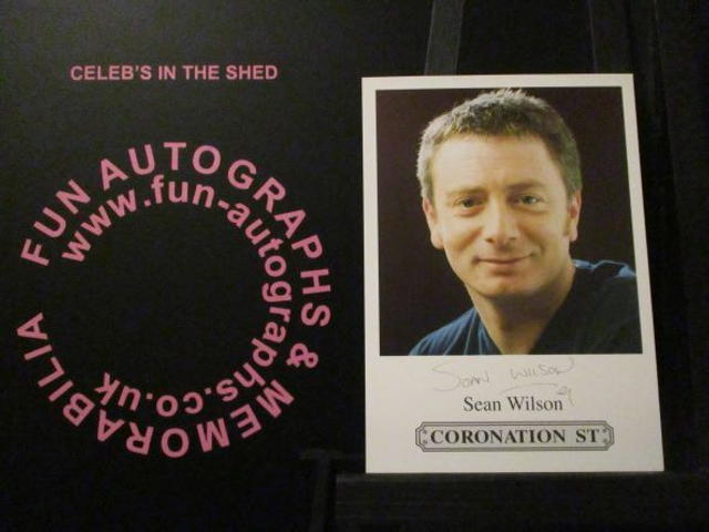 Sean Wilson (Martin Platt) Original Coronation Street Pre-Print Cast Card