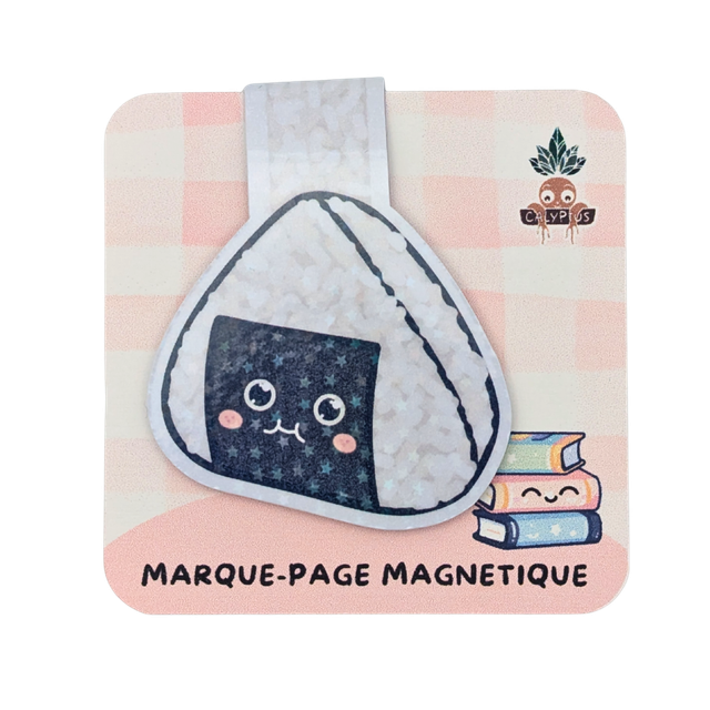 Marque-page magnétique Onigiri