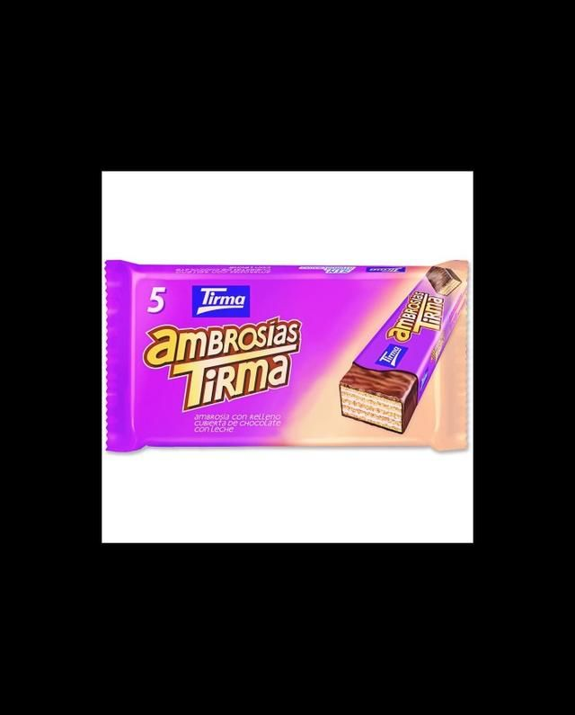 Tirma Ambrosias Con Relleno Cubiertas De Chocolate Con Leche 4 Unid