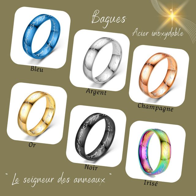 Bague &quot;Le seigneur des anneaux&quot; 