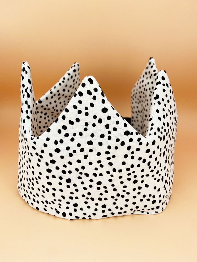 Handmade fabric crown 