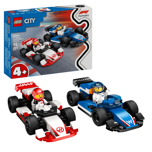 Lego Williams Racing &amp; Haas F1 Race Cars Creator