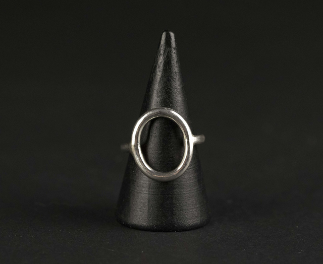 Silver Open Circle Ring