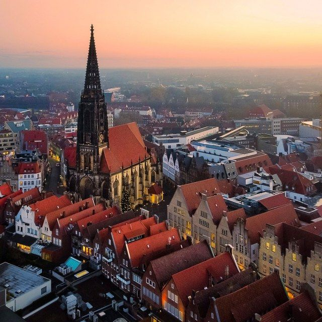 St. Lamberti aus der Luft
