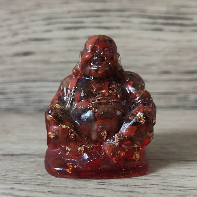 Orgonite Bouddha jaspe rouge
