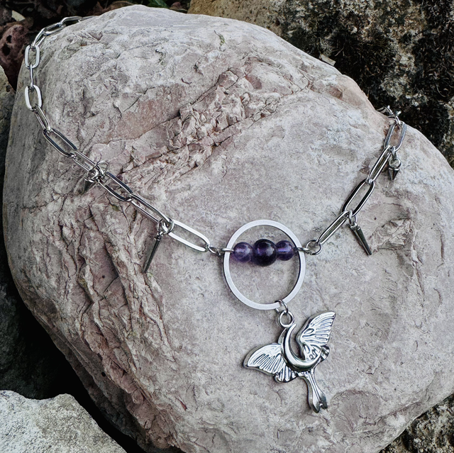 Collier DIVINATION améthyste 