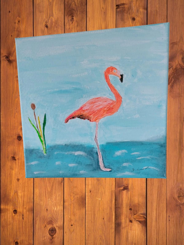 Peinture flamand rose 