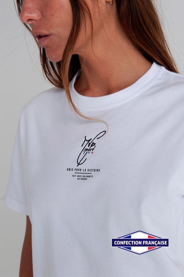 T-shirt Blanc Signature MVP