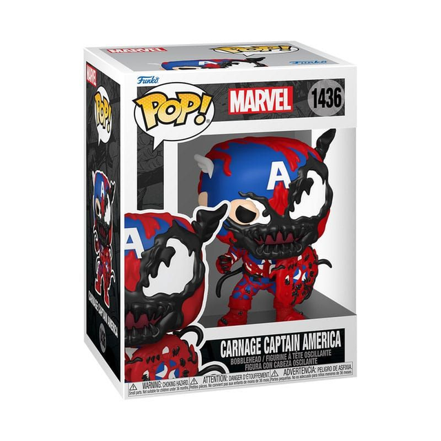 Funko -  Marvel Carnage Captain America 9 cm POP!
