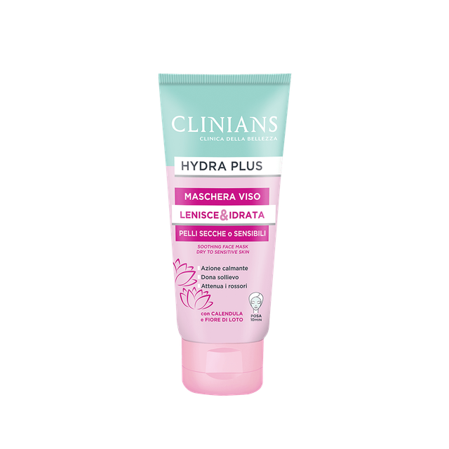 CLINIANS MASCHERA HYDRA PLUS LENITIVA PELLI SECCHE O SENSIBILI/75ML