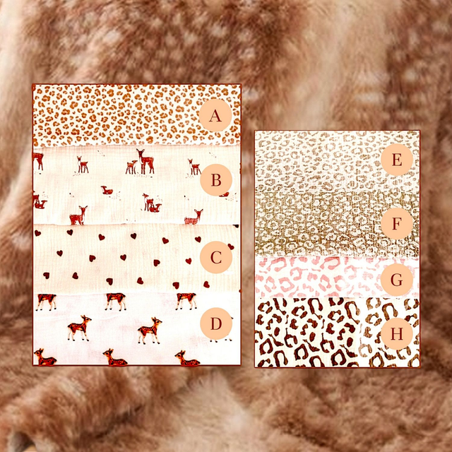 Biche fourrure à pois