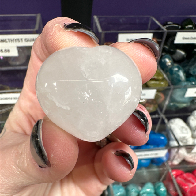 Clear Quartz Heart