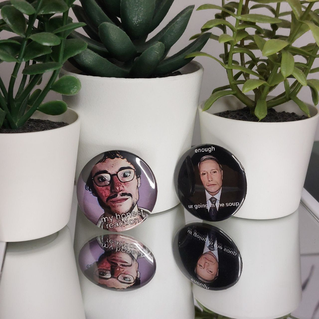 Hannibal Button Pins