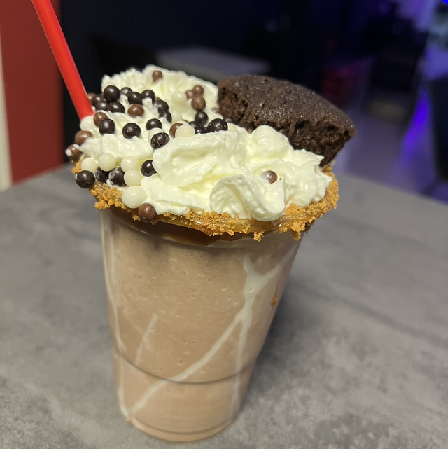 Granizado brownie nutella