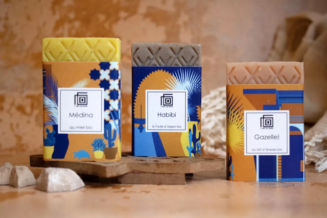 Savon Gazelle, lait d'ânesse bio, 80g