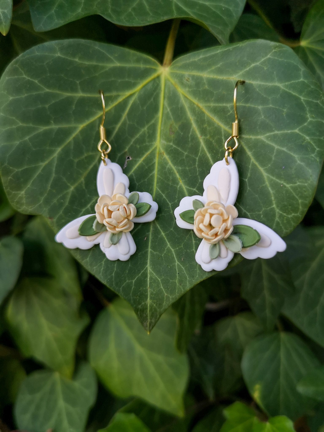Collection Florale Aube Eternelle - Boucles d&#039;oreilles Belle