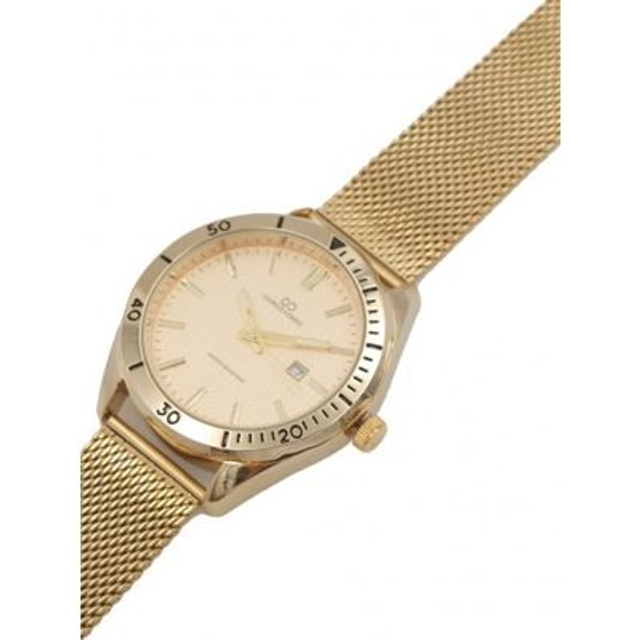  montre Giorgio &amp; Dario tendance homme, étanche et son bracelet maille milanaise doré