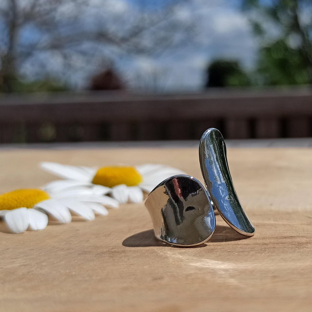 MANCHETTE argentée réglage