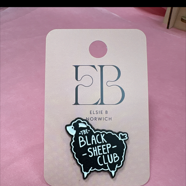 The black sheep club pin 