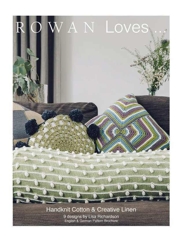 Rowan Loves Handknit Cotton &amp; Creative Linen Pattern Book