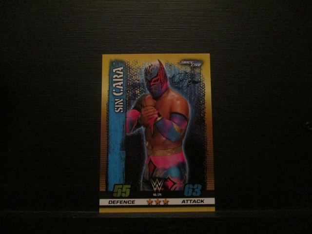 Sin Cara - Smackdown Live Slam Attax 10th Edition Original Trading Card #174