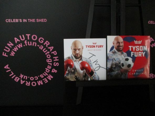 Tyson Fury - 'Sweet Caroline' Single + Authentic Autographed Single Insert Card (8)