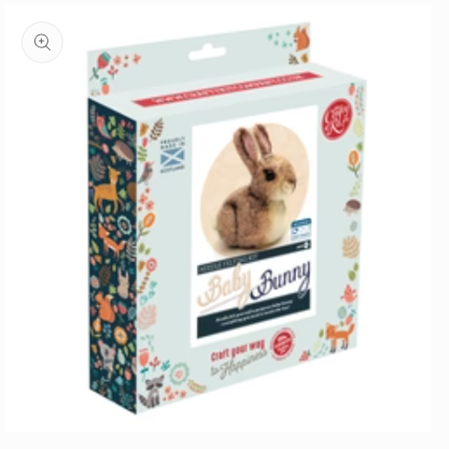 Baby Bunny Needle Felting Craft Kit