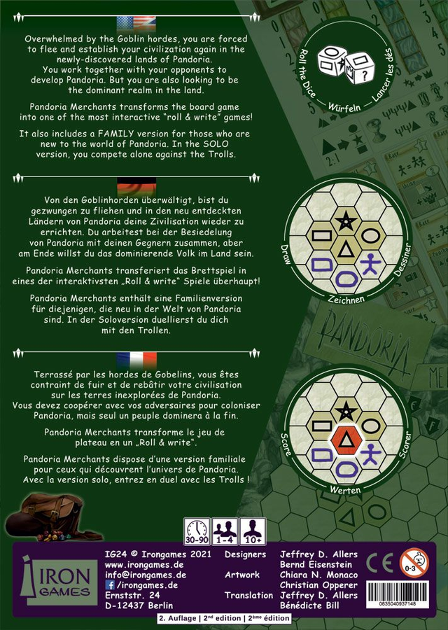 Pandoria Merchants (2nd Edition)