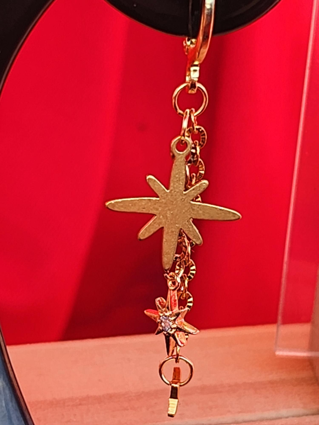 Boucle d’oreille étoile 