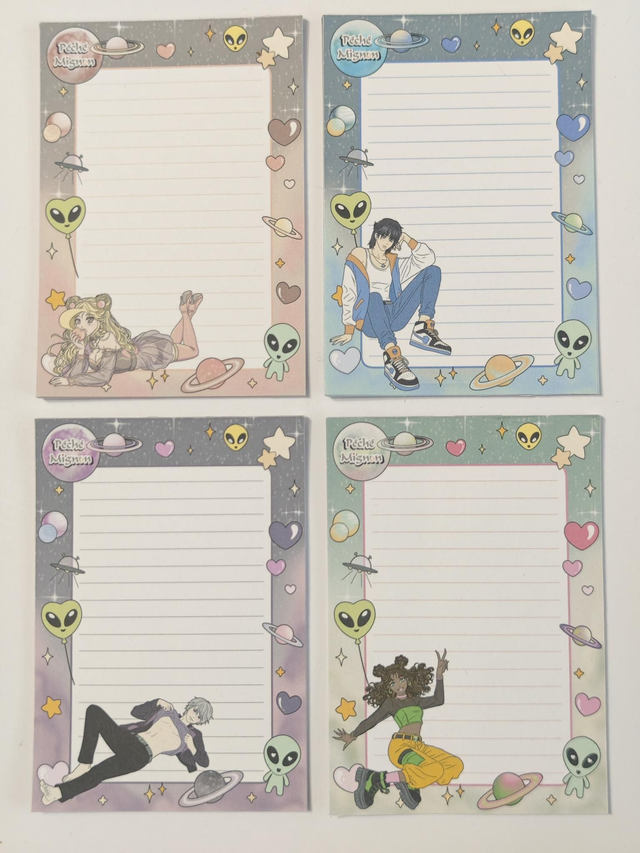 Mini bloc-notes – Collection Love Space ✨