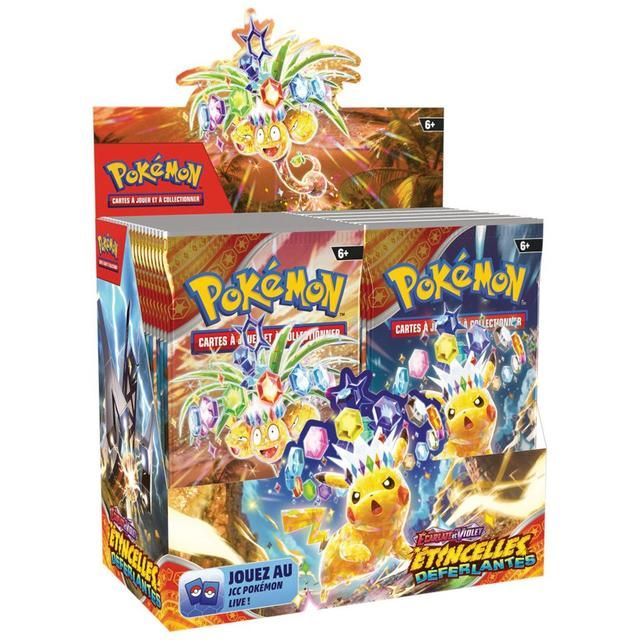 Pokémon Display / Boite De 36 Boosters EV08 : Étincelles Déferlantes