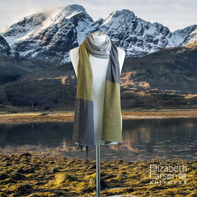Skye Collection lime and grey wrap / pashmina / stole. Super fine merino shawl. Wedding attire.