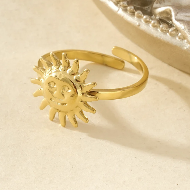 Bague soleil ajustable 