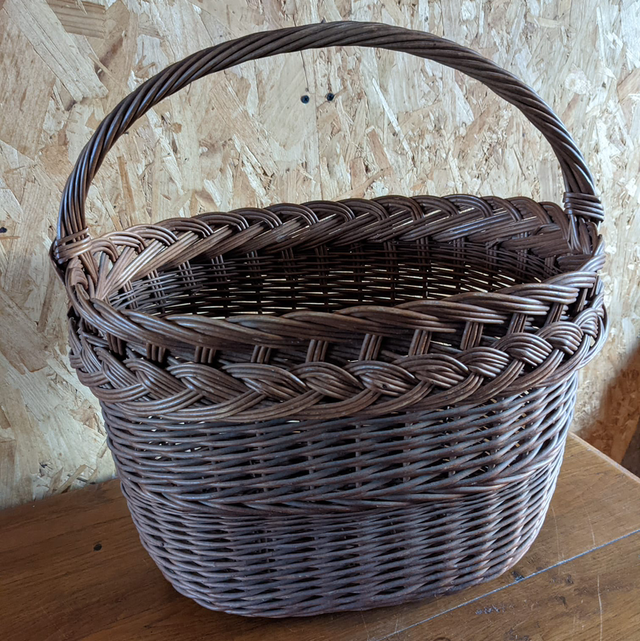 Panier en osier ovale