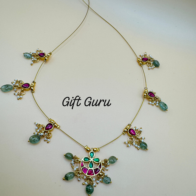 Jadau Kundan invisible chain