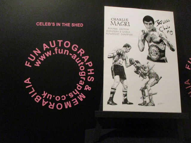 Charlie Magri Authentic Autographed Poster