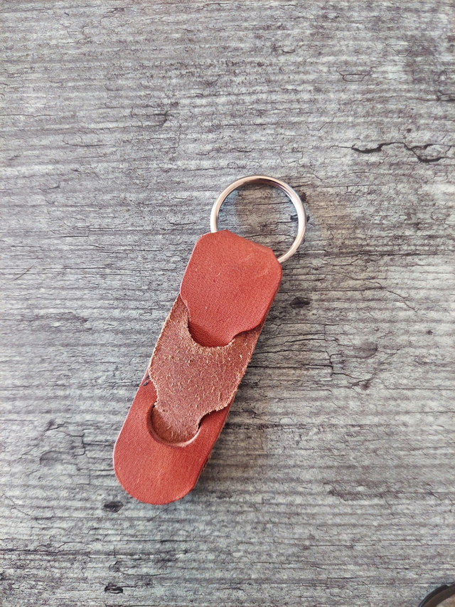 Schlüsselanhänger cognac