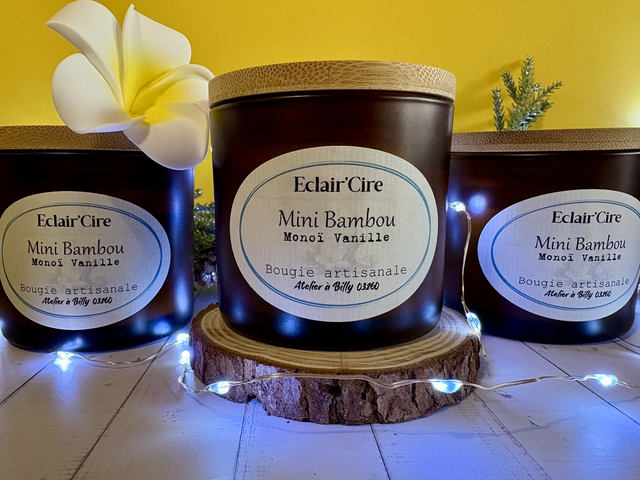 Mini Bambou Monoï Vanille - 96gr