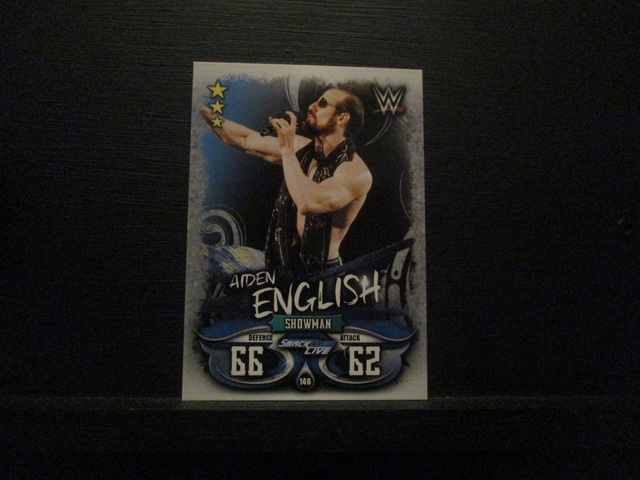 Aiden English - Smackdown Live Slam Attax Live Original Trading Card #146