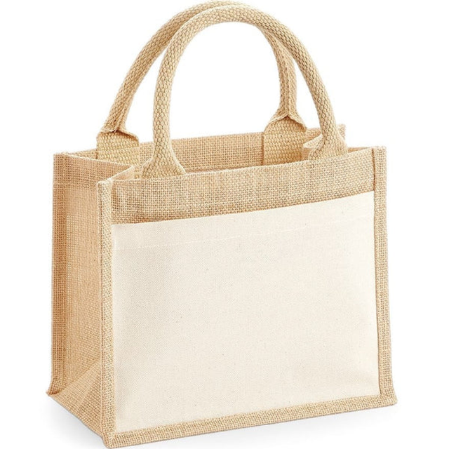 Jute Tote Bag with pocket