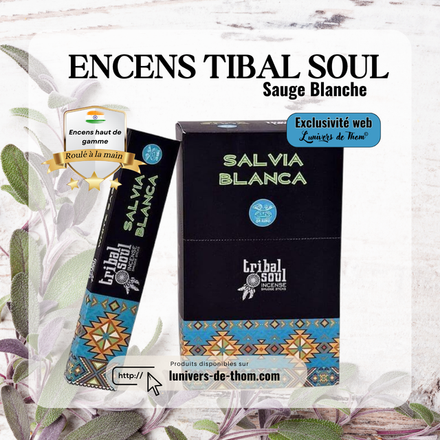 Encens Tribal Soul Sauge Blanche