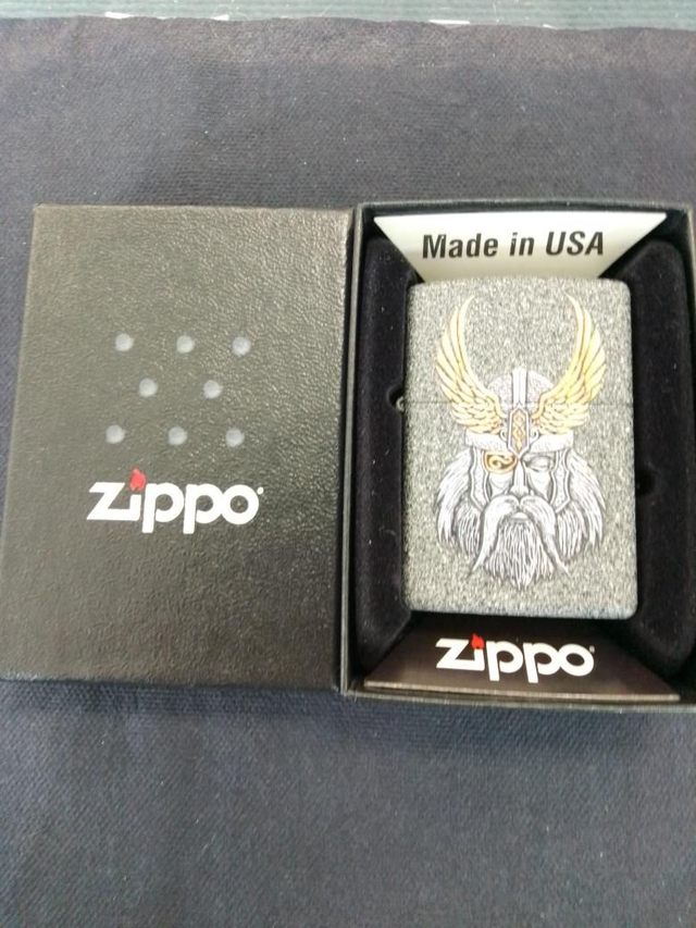 Odin Head Design Genuine Zippo Lighter 