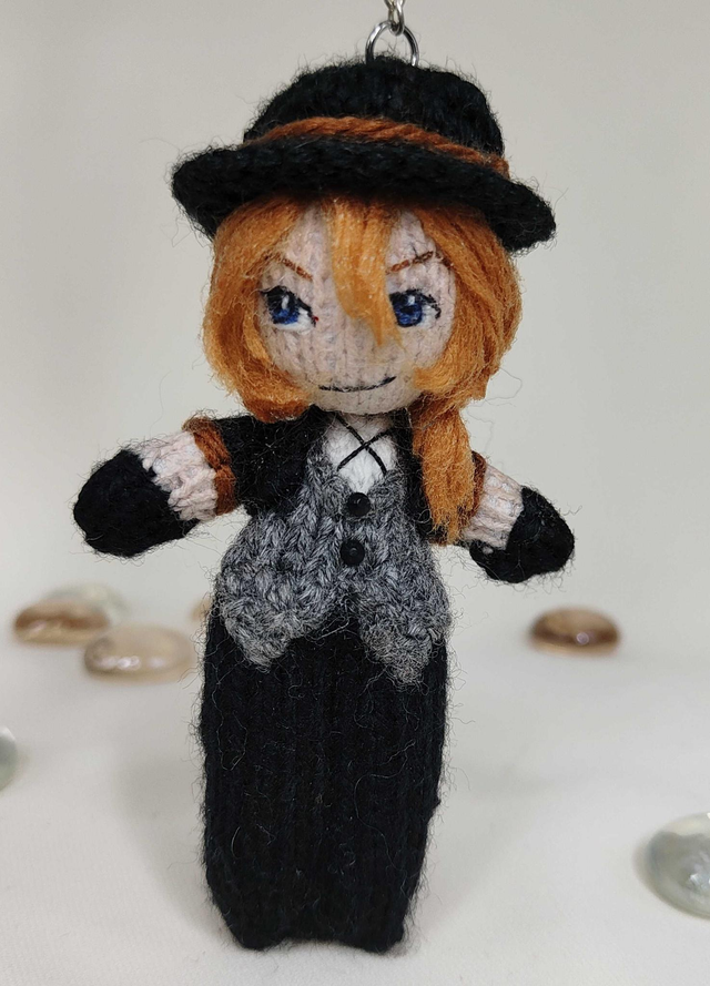 Mini art doll – Chuuya Nakahara inspired