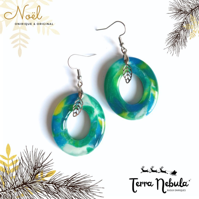 Grandes boucles d&#039;oreilles Voltige | BO030