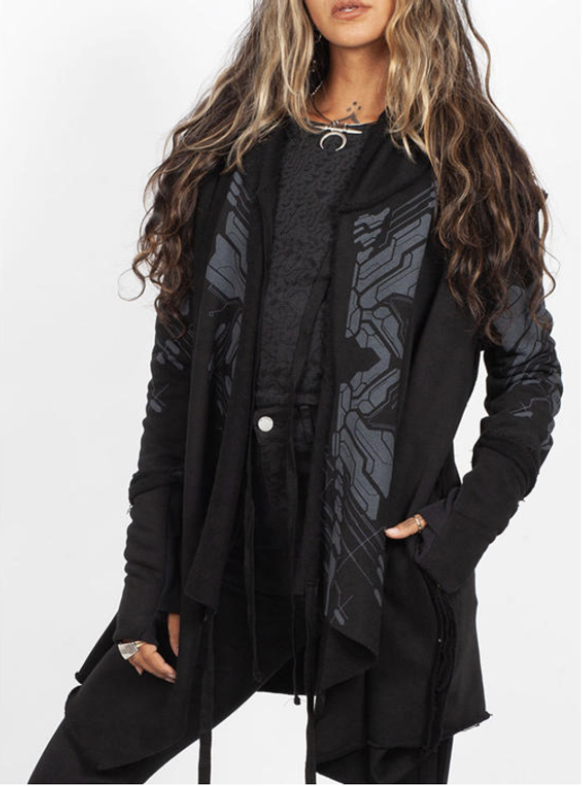DELTA HOODIE JACKET BLACK UNISEX 414006