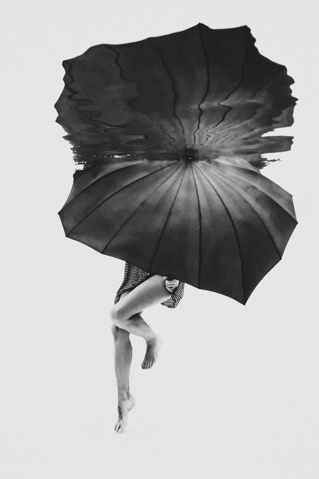 La femme au parapluie 2