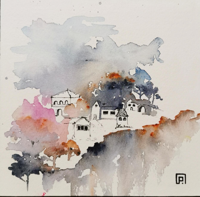 B - Village suspendu