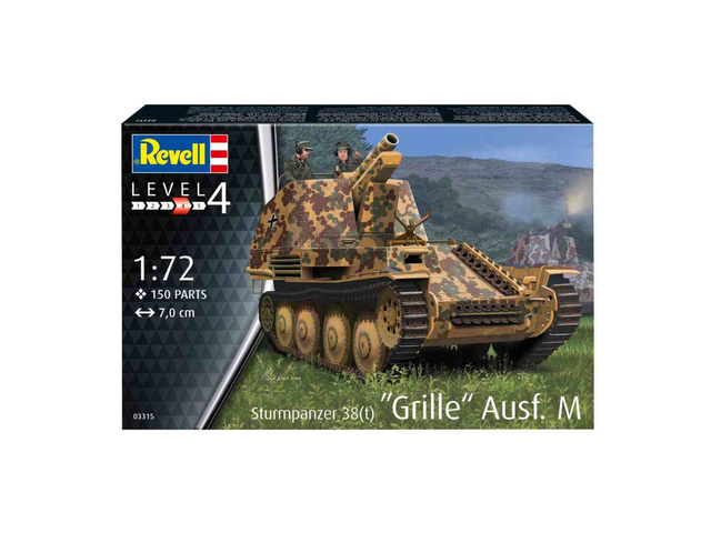 STURMPANZER 38(T) GRILLE AUSF. M revell 03315 1/72