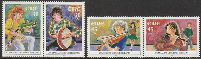 Ireland  2001  50th Anniv. of Irish Cutural Organisation  set  MNH